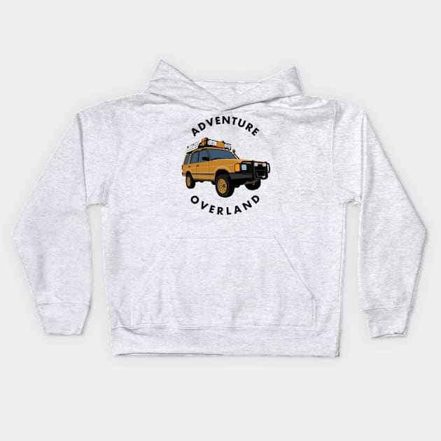 Adventure Overland Discovery Kids Hoodie by BadgeWork